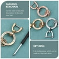 thumbnail image 5 of MERRYHAPY 2Pcs Keychain Charm Pendant Bling Key Chain Rings Decorative and Practical, 5 of 8