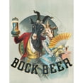 thumbnail image 2 of Calvert Litho. Co 15x18 Black Ornate Wood Framed Double Matted Museum Art Print Titled - Bock Beer (Poster No 8) (1883), 2 of 5