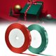 thumbnail image 1 of CHAO Rollos de Cinta Navideña con Copos de Nieve Cinta de Grosgrain Roja y Verde de 1 cm de Ancho 25 Metros Cinta Navideña Cinta para Envolver Regalos de Navidad con Copos de Nieve para Envolver Regal, 1 of 5