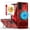 Red, variant on TJS for Motorola Moto G 5G 2024 Phone Case, with Tempered Glass Screen Protector, [Military Grade] Metal Circle Ring Magnetic Support Kickstand Drop Protector Cover for Moto G 5G 2024 (Red)