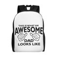 thumbnail image 1 of Esta es una mochila escolar para papá realmente increíble para estudiantes, mochila de viaje, bolso para computadora portátil, bolso de hombro para hombres y mujeres., 1 of 5