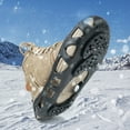 thumbnail image 2 of Winter Sports Ice Traction For Shoes And Boots With 30 Stainless Steel Studs For Walking Hiking Running In Ice And, 2 of 7