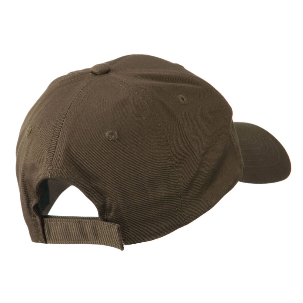 USA State Flower Texas Bluebonnet Embroidered Cap - Brown OSFM