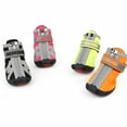 thumbnail image 2 of GASTROPOD 4Pcs Dog Shoes Lightweight Breathable Dog Boots Non-Slip TPR Sole Outdoor Activities Dog Rain Boots 4.8x4.3cm,Pink, 2 of 4