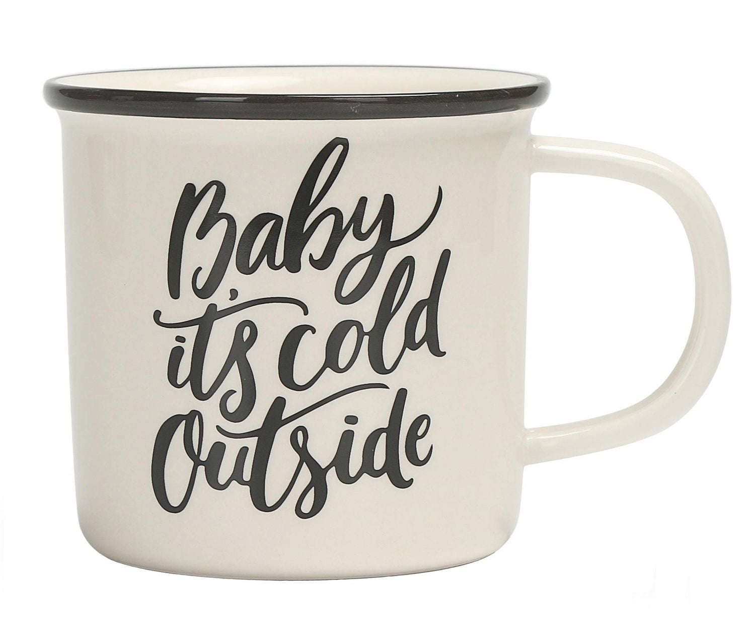 Holiday Time Enamel Mug, 2-Piece