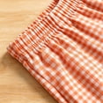 thumbnail image 4 of GCETTIC Halloween Toddler Girl Outfit Gingham Peplum Top Ruffle Pants | Baby Girl Pumpkin Patch Outfit,Ghost,Fall Halloween Clothes 2-3 Years, 4 of 7