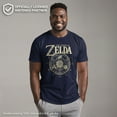 thumbnail image 2 of Men's Nintendo Hyrule History Book Logo Graphic Tee Navy Blue Large, 2 of 10