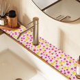 thumbnail image 2 of Yayeee Faucet Mat for Kitchen Sink 14.7" Diatomite Long Splash Guard Pad, Beige Stars, 2 of 7
