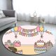 thumbnail image 4 of Pusheen-alfombra de franela para decoración del hogar, tapete decorativo de gato para puerta, decoración navideña para el hogar, regalo para niños y niñas, 4 of 4