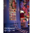 thumbnail image 4 of Luces navideñas Toodour LED, escalera decorativa de 10 pies de Papá Noel, 4 of 7