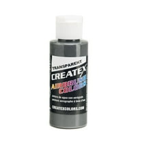 Createx Airbrush Color, Regular, 2 oz., Gray