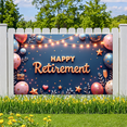 thumbnail image 4 of Decorative Design Happy Retirement Banner Balloon Decoration Party Backdrop for Retirement Celebration Indoor Party Event Decoration, 4 of 8
