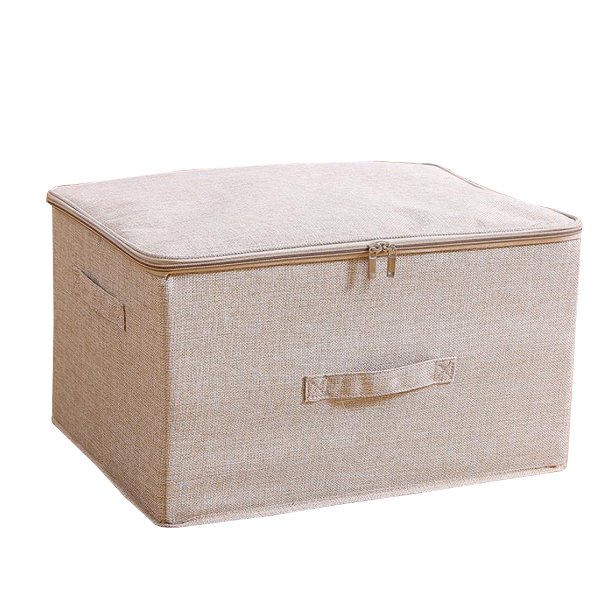 Foldable Storage Box, Storage Boxes with Lids and Zipper, Clothes