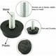 thumbnail image 3 of Patas niveladoras ajustables para muebles, puntas para patas de mesa regulables, protectores deslizantes, 18 mm x M6 x 20 mm, 3 of 5