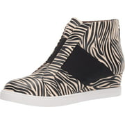 Linea Paolo - Amber II - Sporty Elastic Gore Low Wedge Sneaker Booties in Leather or Suede