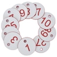 thumbnail image 4 of Etiquetas de letreros numerados Jadeshay 50 piezas Etiqueta de colmena ABS, 4 of 8