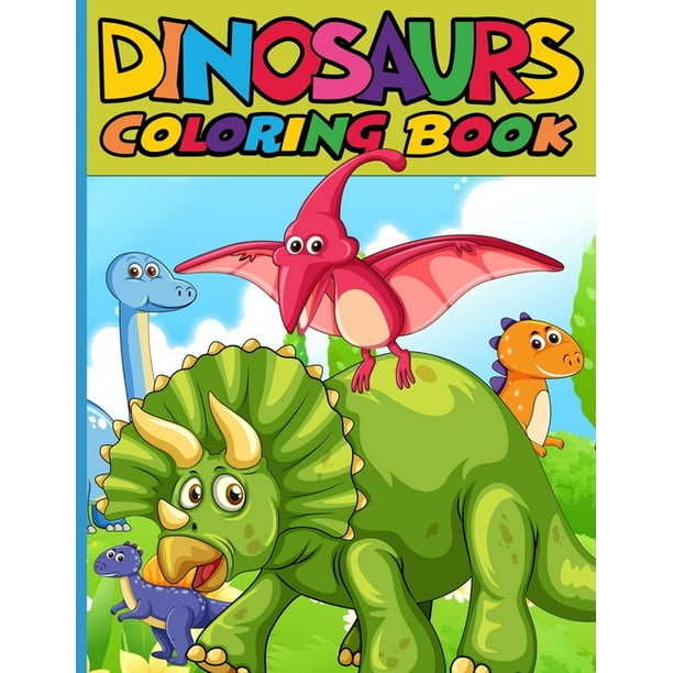 Download Dinosaur coloring book : 25 Design of Holiday Festive Dinosaurs Coloring Book For Kids & Adults ...