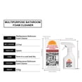 thumbnail image 3 of Limpiador de baño y desodorante en spray | Limpiador de baño multisuperficie | Aroma a limón | Elimina la espuma y los olores del jabón | Fórmula segura y suave | Limpieza de inodoros y duchas para, 3 of 8