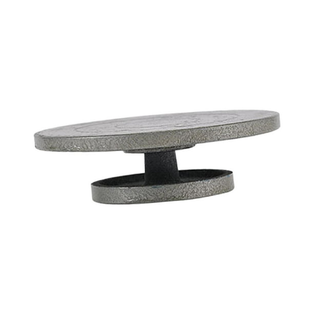 Rueda de esculpir Plato giratorio para esculpir Accesorios de alta resistencia Versátil con rodamiento Gris 15cm