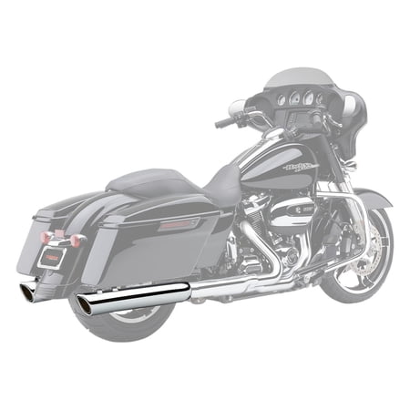 Cobra 909-Twins Chrome Slip-On Exhaust Mufflers (6108)