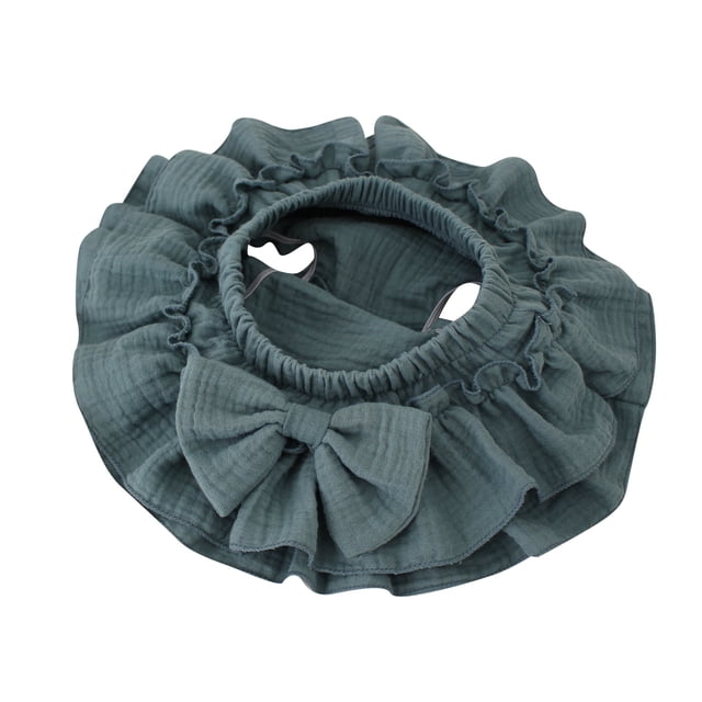 LIJCC Newborn Infant Baby Girls Solid Color Ruffle Bloomer Skirt Shorts Soft Breathable and Flexible Diaper Covers