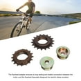 thumbnail image 3 of Roue Libre de Vélo, Grande Résistance 16T 18T Roue Libre de Vélo et Kit d'Adaptateur Polyvalent pour Remplacement, 3 of 7