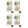 thumbnail image 3 of Saro Lifestyle Pine Needle and Red Berry Table Napkin (Set of 4), 3 of 4