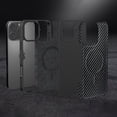 thumbnail image 6 of For iPhone 16e/17e Case Compatible with MagSafe, Luxury Slim Shockproof Protective Cover with Leopard Print & Carbon Fiber Texture, Magnetic Phone Case for Women and Men,B, 6 of 10