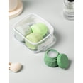 thumbnail image 3 of Mrsdry Travel Containers for Toiletries, TSA Approved Travel Size Toiletries 4 Pack, Refillable Containers, With Clear Bag, Leak Proof Silicone Jars, Essentials Creams Jars Carrying Small Items, 3 of 15