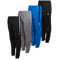 thumbnail image 3 of RBX Boys Sweatpants Tricot Soft Stretch Performance Boys Joggers with Elastic Waist & Pockets 4 Pack, 3 of 7