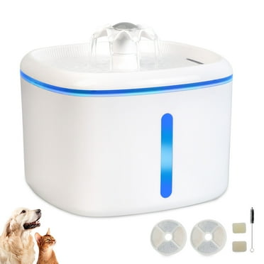Pet Fountain, Automatic Cat Water Fountain Dog Water Dispenser with Replacement Filters for Cats, Dogs, Multiple Pets