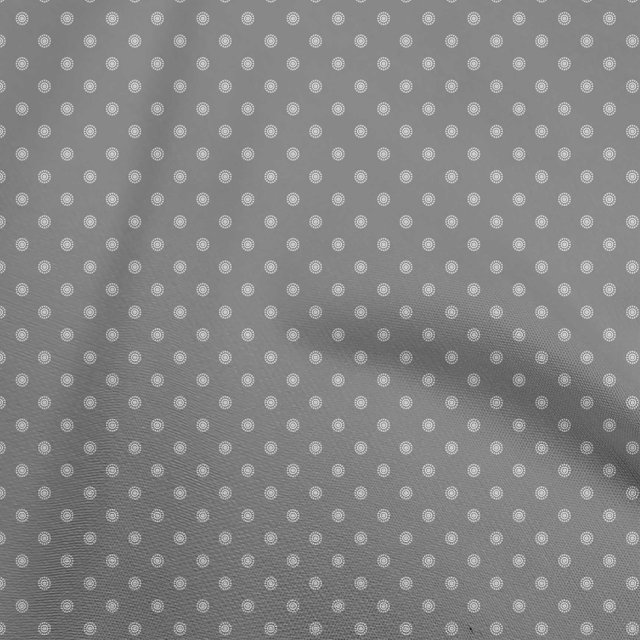 oneOone Cotton Poplin Gray Fabric Florals Sewing Craft Projects Fabric Prints By Yard 42 Inch Wide