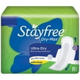 thumbnail image 1 of Stayfree dry max ultra dry 8N, 1 of 1
