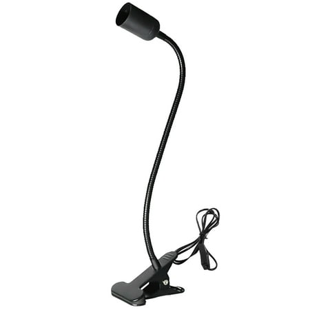 

MCat Lamp Holder Clip Strong Clip Design 360-Degree Rotation Wear Resistant Non-Slip Universal illumination US Plug Adjustable E27 Base Clip Style Desktop Lamp Holder for Home