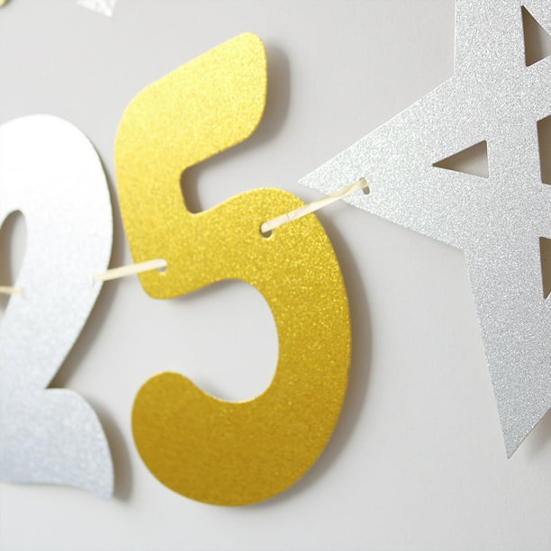Cartel de decoración de feliz año nuevo, cartel de feliz año nuevo brillante, cartel de Nochevieja preensamblado para Nochevieja