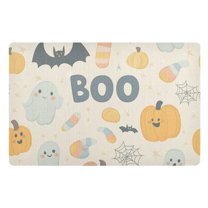 Yayeee Doormat for Indoor Entrance 32" x 20" Non Slippery Floor Rug, Halloween Cute Pumpkins