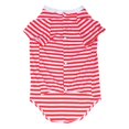 thumbnail image 1 of Large Dog Striped T Shirt Dog Shirts Oversized Breathable Cotton Vest for Medium to Large Dogs (Red and White) - Size, 1 of 3