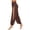 Coffee, variant on Womens Long Side Slit Loose Harem Yoga Pants Casual Solid Hollow Elastic Waist Workout Sports Wide Leg Pants Trousers Elegant Flare Leg Long Pants