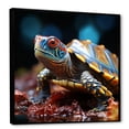 thumbnail image 2 of Designart "Harmonious Abstract Art I" Animals Turtle Floater Framed Wall Art Prints, 2 of 5