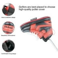 thumbnail image 3 of Baohd Housse de Tête de Club de Golf Mode en Cuir PU Forme de Espadrilles Putter Noir Rouge, 3 of 9