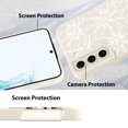 thumbnail image 4 of Funda de teléfono MZELQ de silicona blanca con estampado floral para Samsung Galaxy S22, 4 of 6