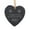 Slate Black (Design 1), variant on Darling Souvenir MADE WITH LOVE Personalized Hanging Benji Pet Memorial Paw Christmas Tree Ornament Engraved Heart Slate Custom Gift