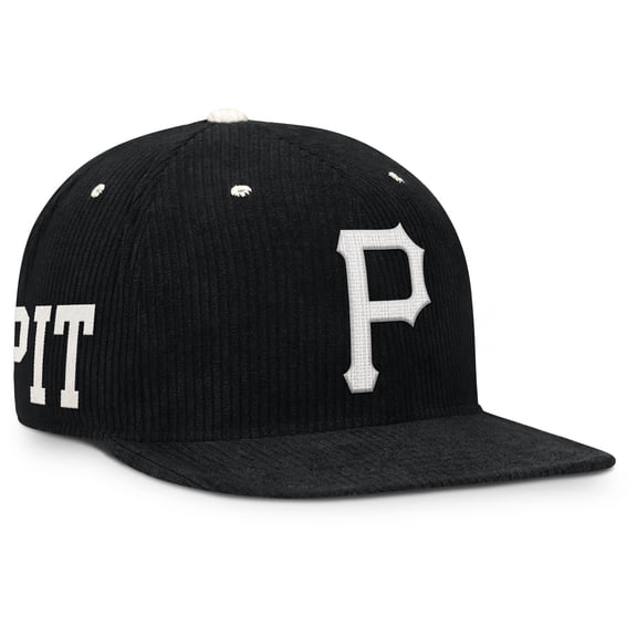 Men's Nike  Black Pittsburgh Pirates Pro Corduroy Structured Snapback Hat
