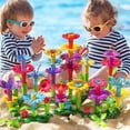 thumbnail image 2 of Juguete de construcción de jardines con flores TEMI, 138 unidades, para niños de 3 a 6 años, 2 of 7