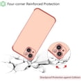 thumbnail image 3 of Case for iPhone 13 6.1" Luxury Plating Edge Case Cover Slim Lightweight Glossy Bling Phone Case Soft TPU Shockproof Bumper Case Electroplated Case,Pink, 3 of 11