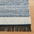 thumbnail image 3 of SAFAVIEH Kilim Sharlene Striped Area Rug, Blue/Ivory, 4' x 6', 3 of 10
