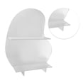 thumbnail image 4 of Cosmetic Storage Rack, Makeup Shelf Acrylic Safe  for Bedroom Black,Amber,Milky White,Transparent Matte,Pink, 4 of 8