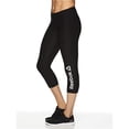 thumbnail image 2 of Pantalones atléticos de compresión Reebok Mujer Negro Mediano, 2 of 5