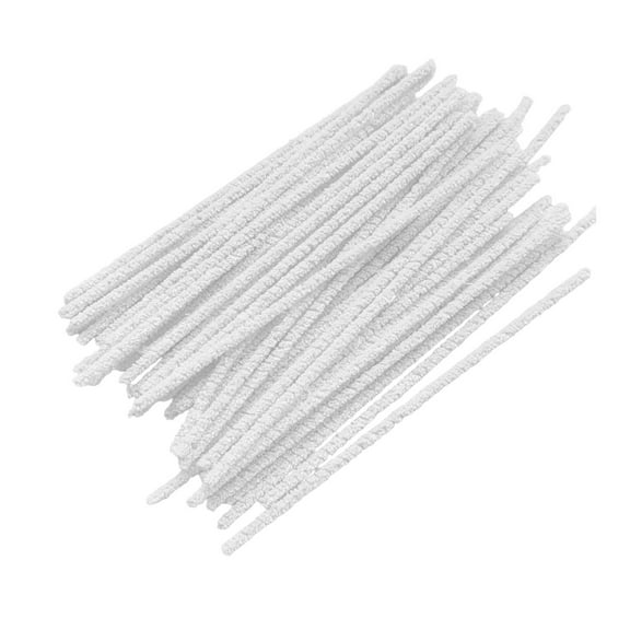 Set of 100 Cotton Pipe Cleaners Cleaning Rods Perfect for Flute and Musical Instrument Maintenance Hygienic Rods