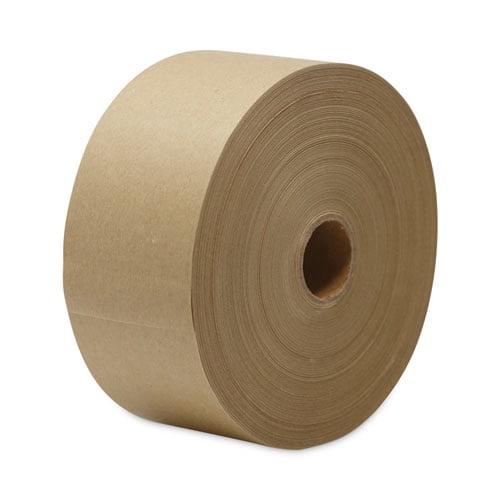 General Supply Gummed Kraft Sealing Tape, 3" Core, 3" x 600 ft, Brown, 10/Carton -UNV2800